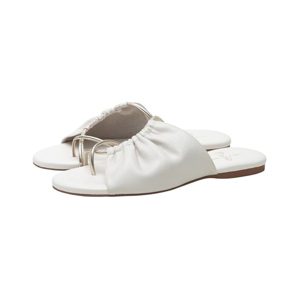 Linea Paolo Lane Leather Sandal, White - Picture 3 of 5